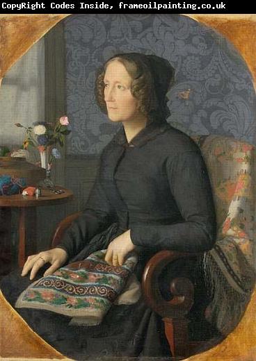 Henri-Pierre Picou Portrait of Mrs. Henri-Jean Pierre Picou, mother of the artist